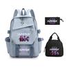 Demon Hunters KPop Demon Hunters Student School Bag Three-piece School Bag Zipper Pencil Case