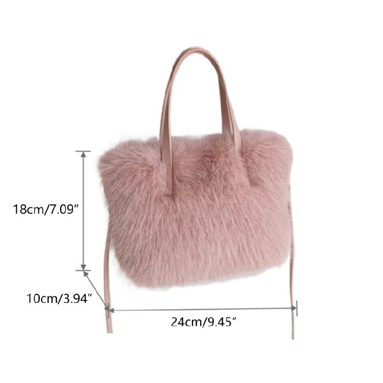Versatile Plush Shoulder Bag Convenient and Practical Crossbody Bags Handbag