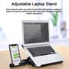 Suporte Ajustável para Laptop Alta Estabilidade Forte Capacidade de Carga Compacto Portátil Giratório Multi-Ângulo Antiderrapante Suporte para Notebook