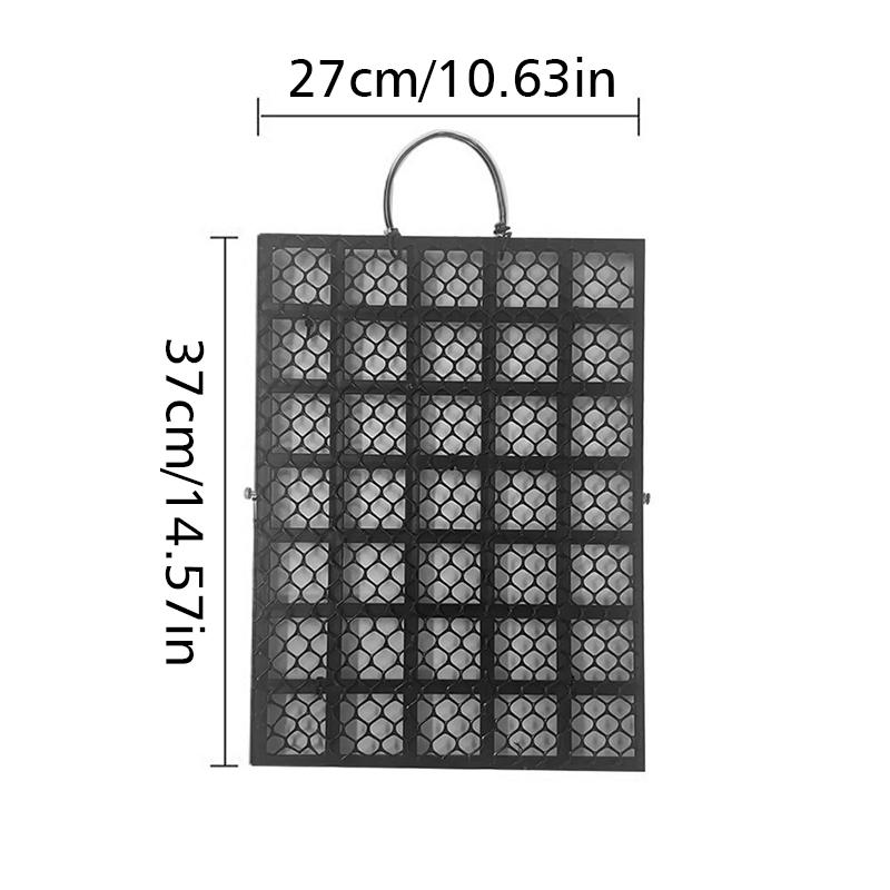 

1 шт. садовая подвесная доска утолщенная доска для грядок садовые принадлежности доска для папоротника Staghorn черная 22x16/27x21/37x27 см 37x27CM