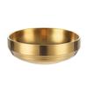 304 Korean double bowl sauce dish stainless steel bowl pickle bowl cold dish snack dish deep meal dish double dish