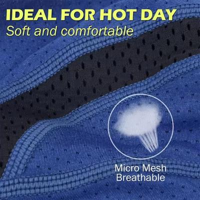 Summer Mesh Thin Vents Beanie Cap Bonnet for Men Sweat Absorbent Skull Cap Under Helmet Moisture Wicking Cycling Cap for Rider