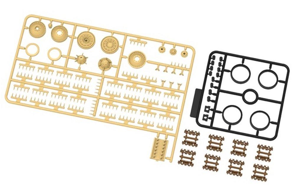 Ryefield Models 1/35 Scale German Panther Ausf. A/Ausf. G Linkable Assembly Track Set, Plastic Model Kit Parts RFM5014