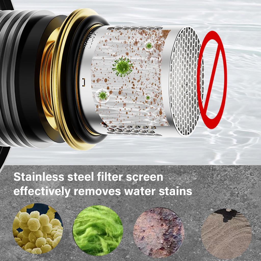 Brass Shutoff Valve Corrosion Resistance & 360 Degree Adjustment Water Vavles Leakproof Water Valves for Kitchens