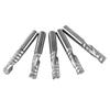 5pcs 6mm Shank Tungsten Carbide Single Flute End Mills Spiral Cutters CNC Milling Bits