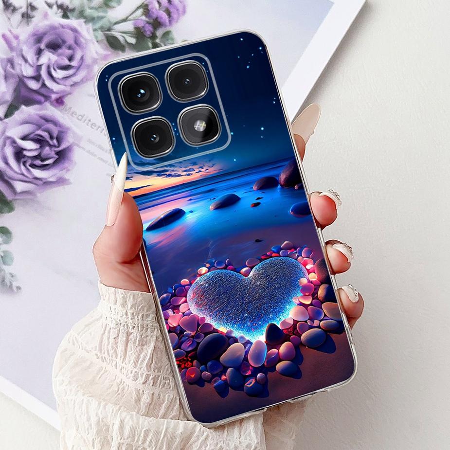 For Xiaomi Mi 14T Pro Case Cute Cat Fashion Painted Cover Soft Silicone Phone Case For Xiaomi 14T Pro Mi14T 5G Back Cover Bumper