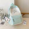 Schoolbag schoolbag junior high school girl cute girl heart polka dot backpack large capacity college student 1011 new backpack