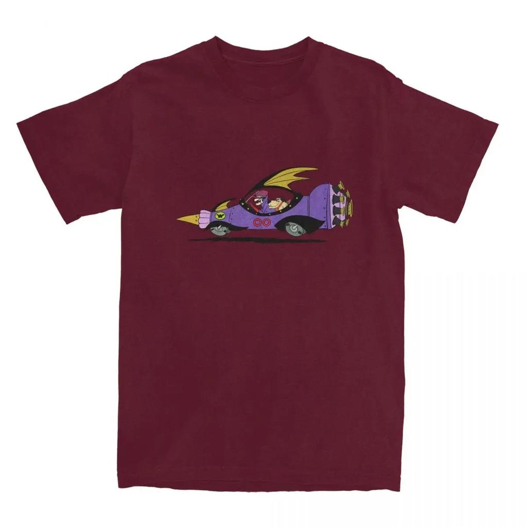 Wacky Races Dick Dastardly Machine for Unisex Unisex T Shirt Novelty Tee Shirt Round Collar TShirts Pure Cotton 4XL 5XL 6XL Tops