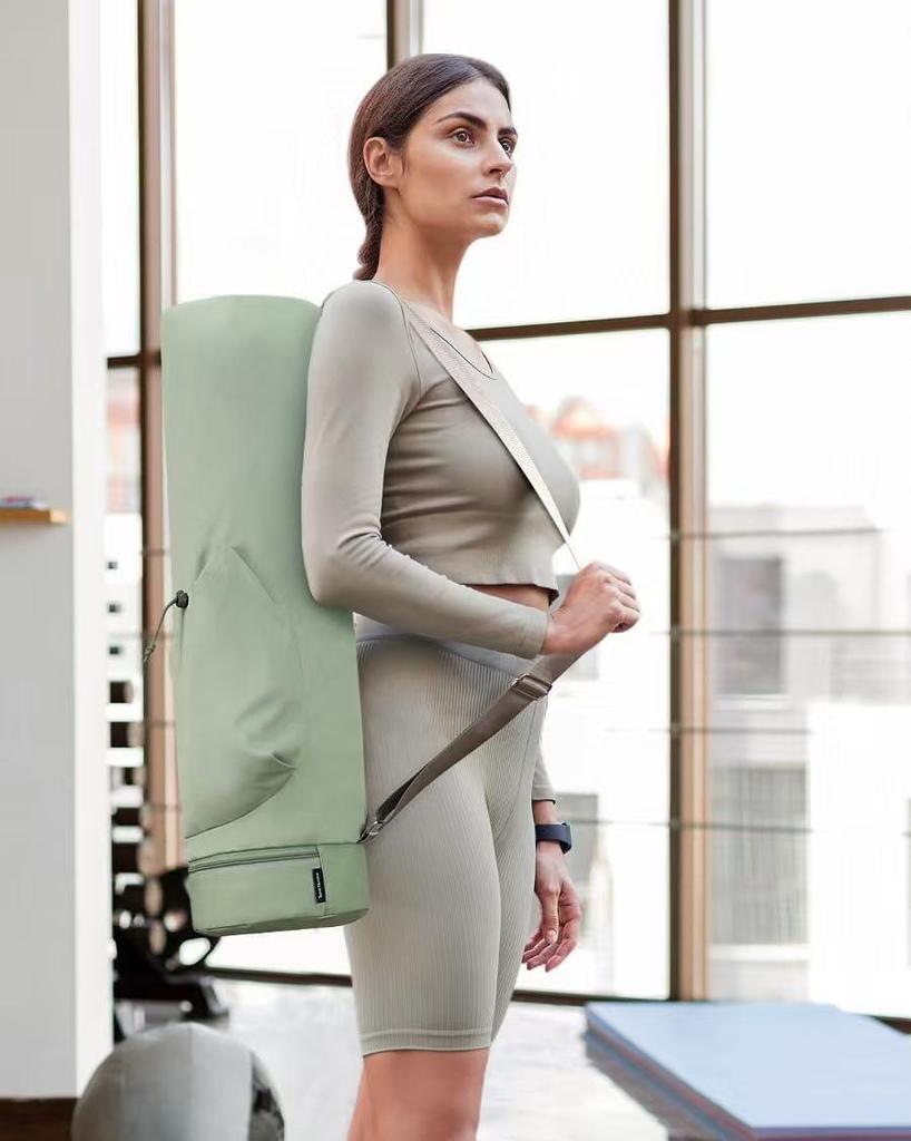 In-Stock Multifunction Yoga Mat Tote Backpack - Travel & Fitness Bag with Extra Storage