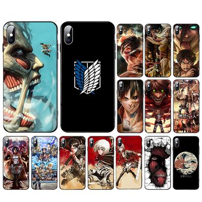 Fashion Comic Attack On Titan Soft TPU Phone Case For iPhone X 11 11Pro MAX 5 5S SE 2020 6 6s 7 8 Plus XS XR Coque Fundas Shells