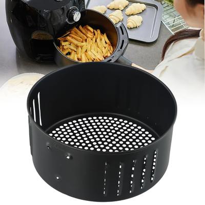 Air Fryer Air Fryer Basket 1 Pcs Black Cast Iron Kitchenware Safe Kitchen Air Fryer Basket High Quality Strong