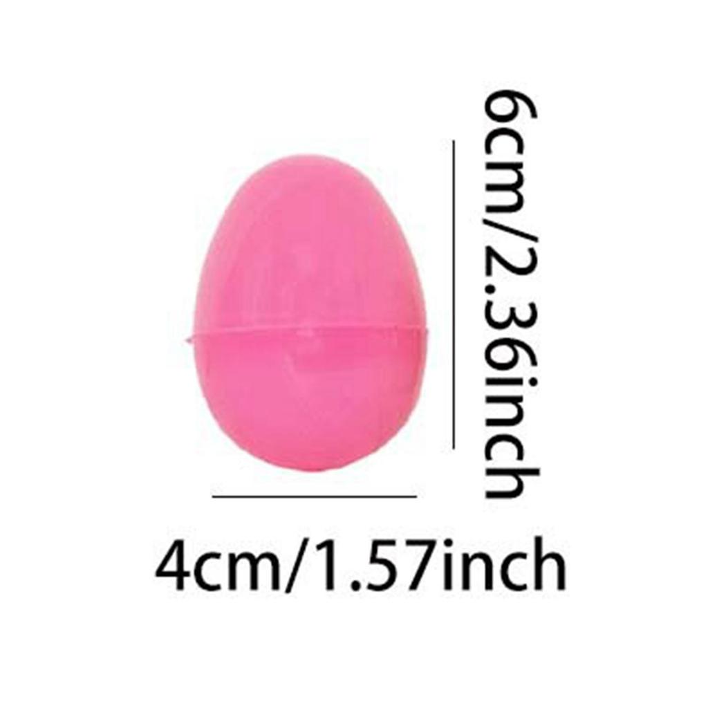 24 Pieces Empty Easter Eggs Colorful Fillable Bulk for Party Favors Filling Treats