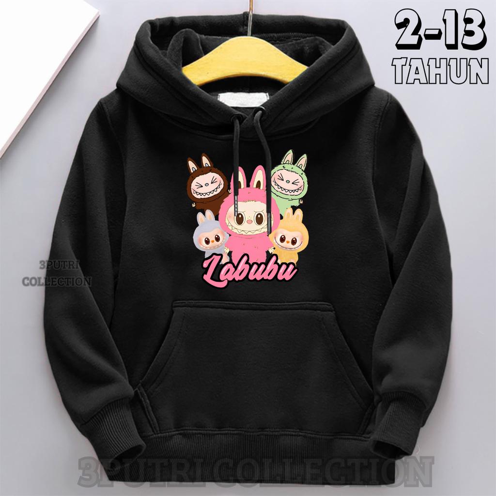Children's Hoodie New Trendy Labubu Kids Cute Cartoon Casual Daily Hoodie 100-160cm Boys Girls