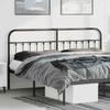 Vidaxl Metal Headboard, Black, 193 Cm
