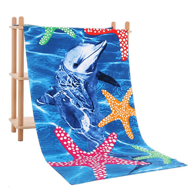 Vibrant Colorful Print Microfiber Bath Towel Ideal For Swimmers And Beach Lovers
