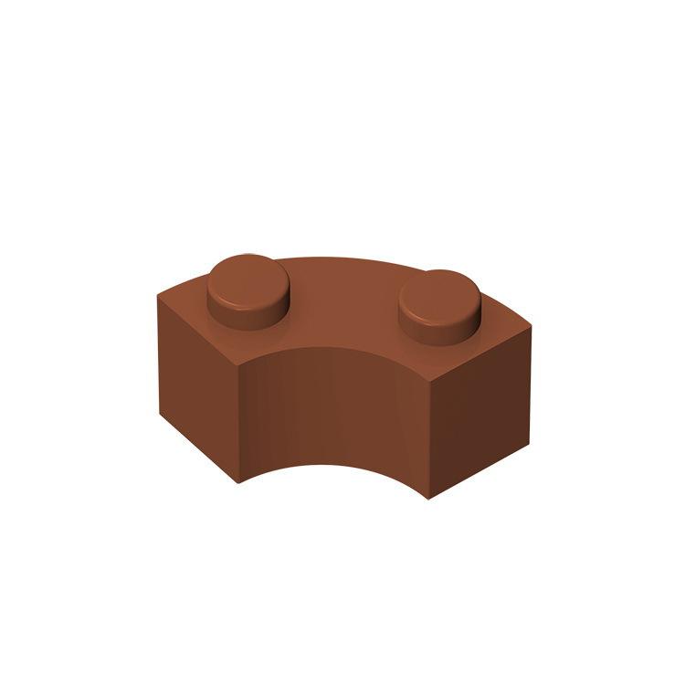 20PCS MOC Parts 3063 85080 Brick Round Corner 2x2 maccheroni mattoni compatibili fai da te Assmble Building Blocks particella Ki