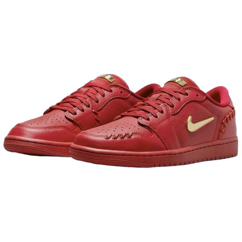 Jordan 1 Low Method Of Make Gym Red Metallic Gold Women's Jordan FN5032-607 Jordan FN5032-607