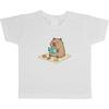 Kinder T Shirt Baumwolle Quot Picknick Capybara Ts062534 Vintage Stylish Slightly Unisex Stretched Versatile Comfortable