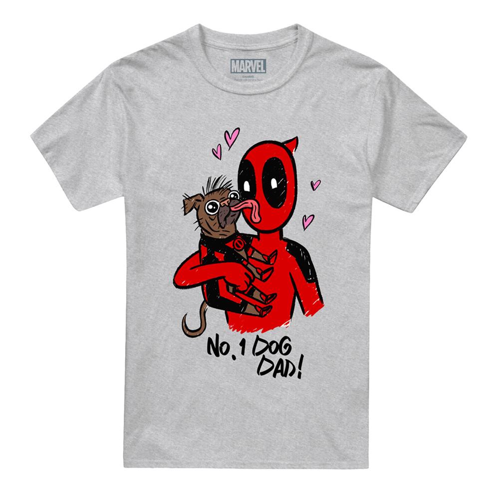 Deadpool & Wolverine Unisex Adult No.1 Dog Dad Deadpool & Wolverine T-Shirt