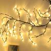 Nové 45/144 LED světelné řetězy z vinné révy Vánoční Halloweenská světelná girlanda DIY Světlo z vrbové větve Vinná réva Dekorace do pokoje na zeď na svatební oslavu