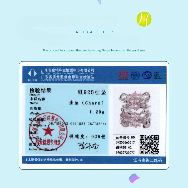 S925 Sterling Silver Bow Bead Spacer, Pink Dream Diy Hollow Bow Bracelet Beads