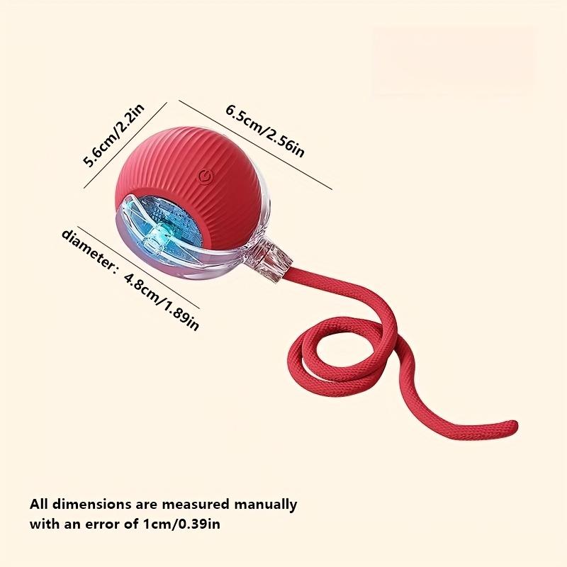 Funny Cat Self-Pleasure Ball Automatic Pet Toy for Cats and Dogs, Multi-Color Options, Three-Speed Adjustment, Boxed