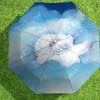 Cloudy Dreams: Cute Bunny Cloud Print Umbrella - Auto Open/Closed, Outdoor Protection, Lightweight & Durable Travel Accessory