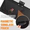 Anti-Glare Sun Visor Extender for Car,2026 New Car Visor Extender Sun Blocker with Magnetic Eyeglass Holder Card Holder,Universal Automotive Suns