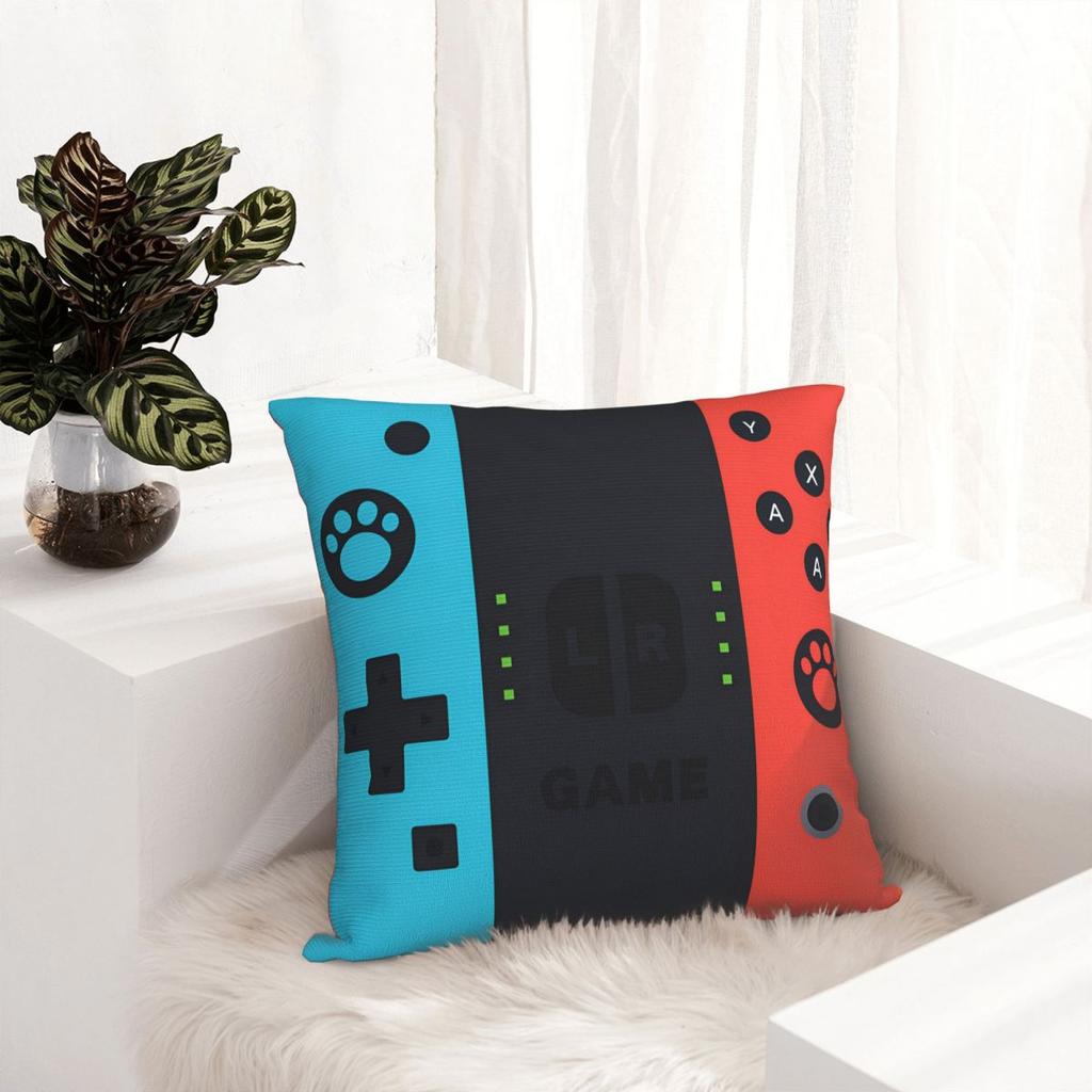 Games Console Pillow Case Game Player Cushion Covers Awesome Zipper Decorative Pillowcase For Seat 45*45Cm