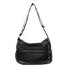 Vintage Denim Women's Shoulder Bag Large Capacity Messenger Bag Multi-pockets Satchel Bags Adjustable Strap Ladies Crossbody Bag