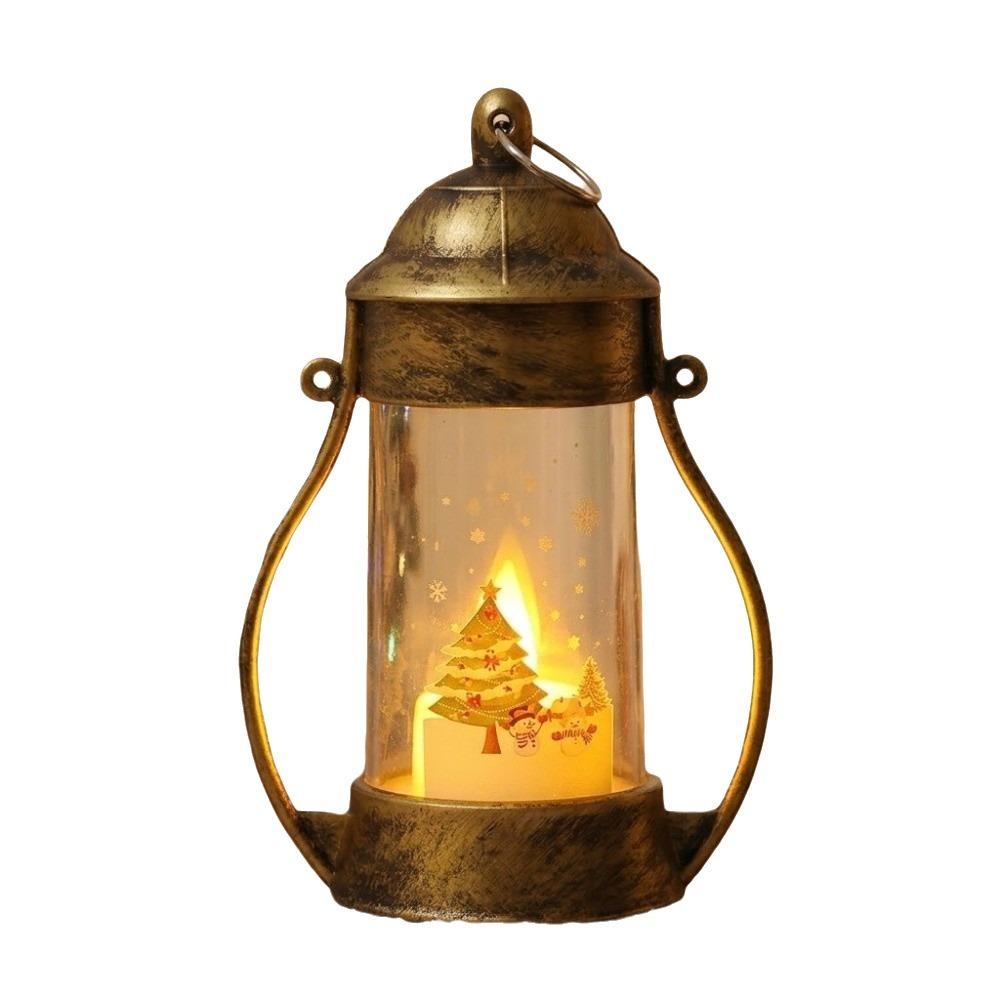 Snowman Christmas Wind Lamp Santa Claus Desktop Christmas Lamp Portable Christmas Lantern Bedroom