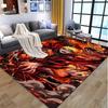 Demon Slayer Pattern Rug, Indoor/Outdoor Mat, for Picnic, Gameroom, Bedroom, Office, Living Room, Home Decor Carpet, Birthday Gift