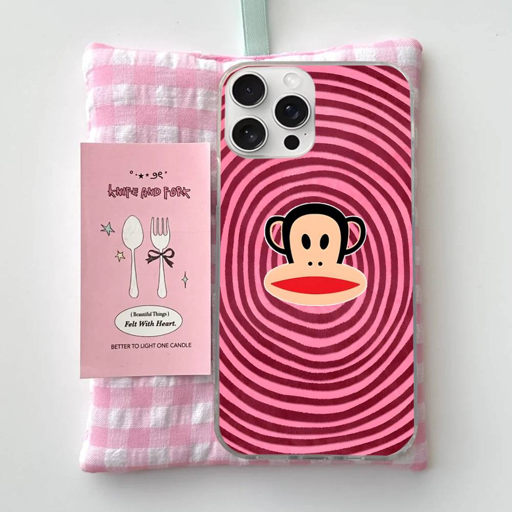 Klassisches Mode-Logo P-Paul F-Frank Handyhülle Für iPhone 17 16 15 14 13 12 11 Pro Max Plus Satin Bunte Hülle