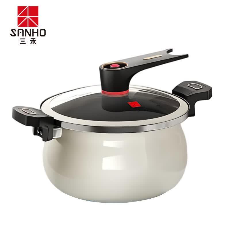 Sanhe 3.5L Enamel Micro-Pressure Soup Pot