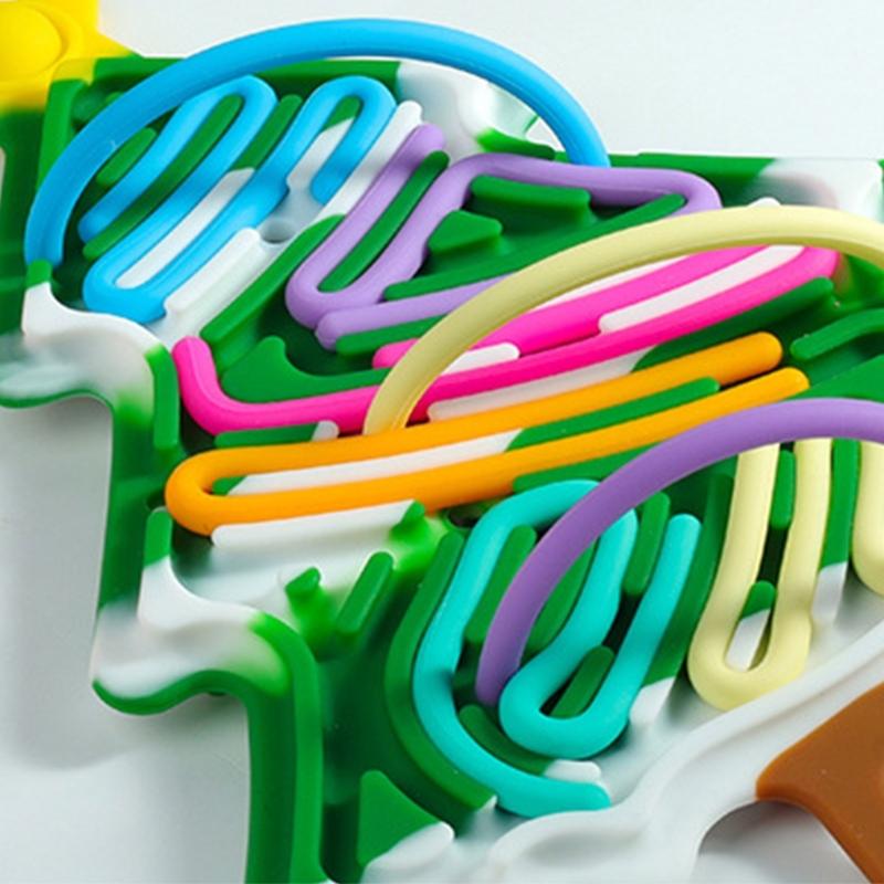 E7Ce Colorful Sticks Christmas Tree Pad Toy For Calming, Stress, Anxiety Christmas Gift With Sticks Toy Sensory Toy