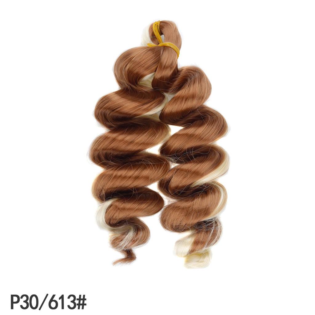 Short French Curly Crochet Hair Loose Wave Synthetic Braiding Hair Extensions for Black Women