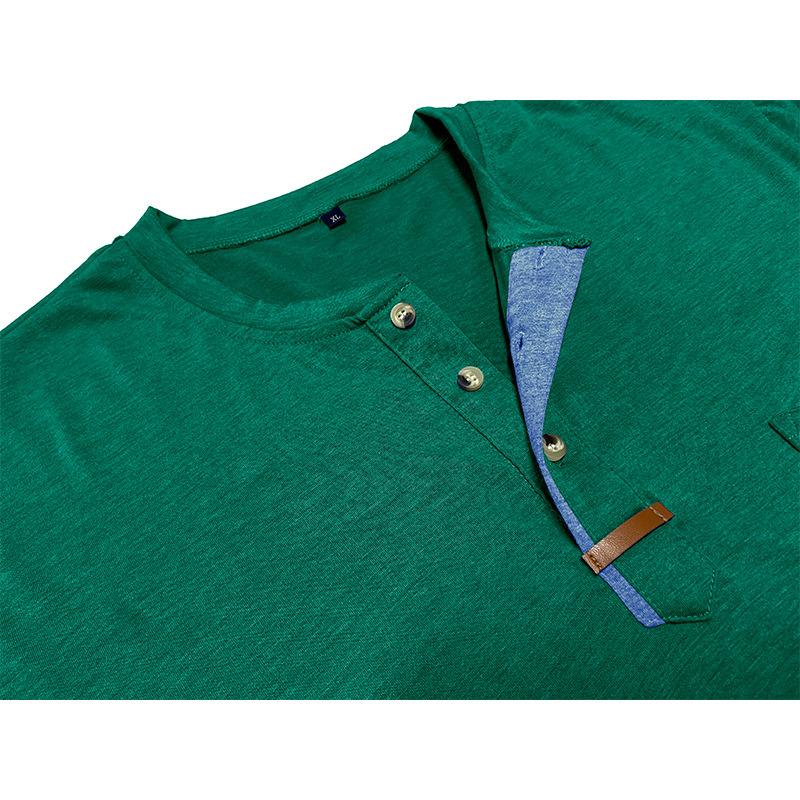 Modny męski T-shirt z długim rękawem Warstwa bazowa Męska bluza sportowa Casualowy wszechstronny top z długim rękawem