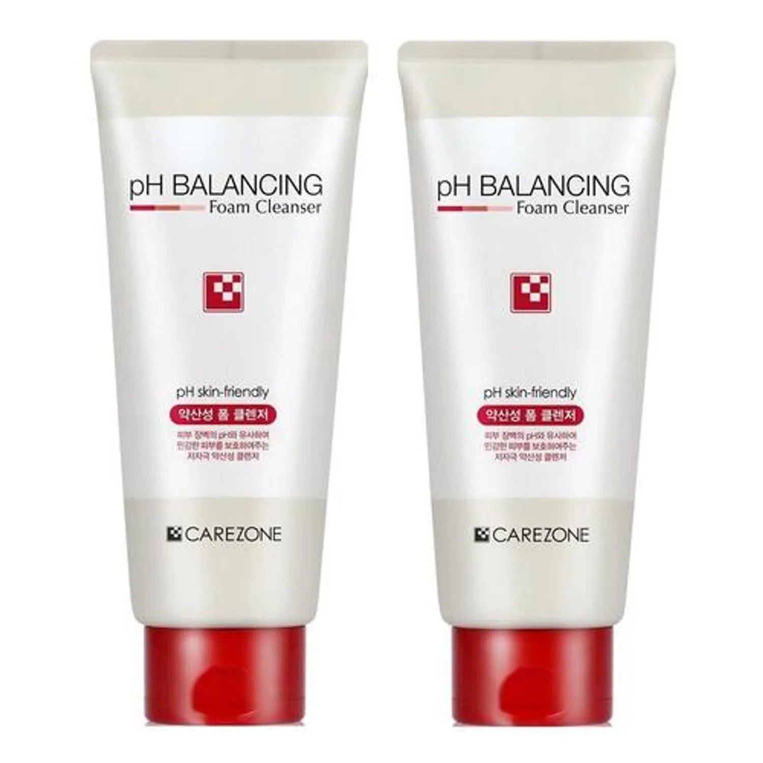 CARE ZONE pH Balancing Foam Cleanser 200ml + 200ml 2ea