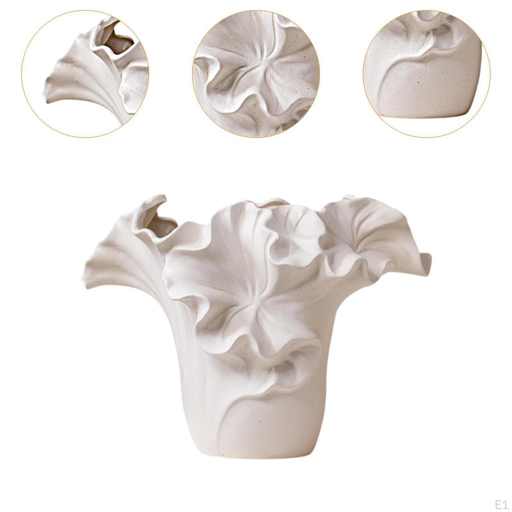 Ceramic Flower Vase Boho Ornament Multifunctional Simple Plant Pot Floral Arrangement for Desk Home
