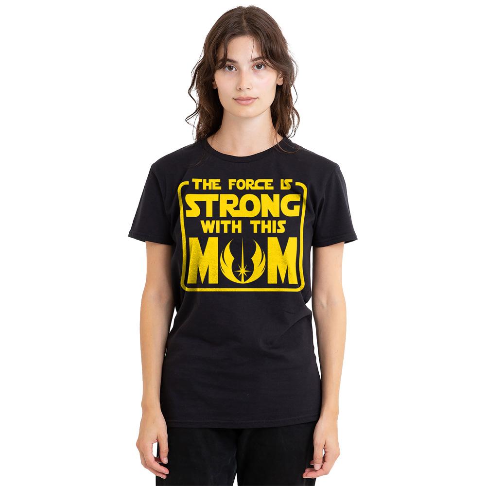 STAR WARS Unisex Adult Force Is Strong With Mum Mothers Day T-Shirt