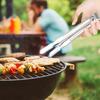 Stainless Steel Food Tongs Lightweight Rust-proof Cooking Tongs Heat-Resistant Kitchen Utensil for Home Restaurant Picnic Cooking BBQ Salad Serving