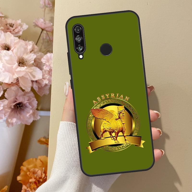 Lamassu Assyrian Winged Bull For Huawei Nova 11 Pro 9 10 SE Y70 Y60 Y90 Y61 Y91 Y73 Y72 12s 12i 11i 8i P30 P40 Lite Case