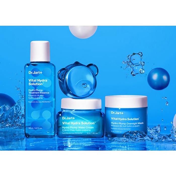 Dr.Jart+ Vital Hydra Solution Hydro Plump Water Cream – Deep Hydration with Hyaluronic Acid & Pentavitin, Korean