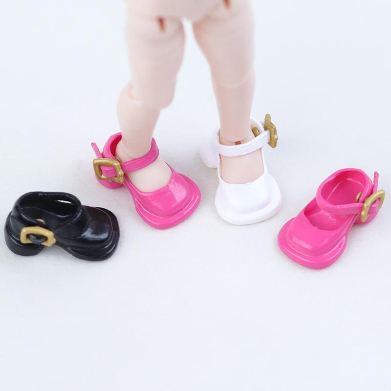 Beautiful 2Pcs 1:12 OB11 Princess Pearl Mary Shoes Doll Classic Shoes Suit For Ob11 1/12 Bjd Detachable Doll Gsc DOD YMY Doll Accessories