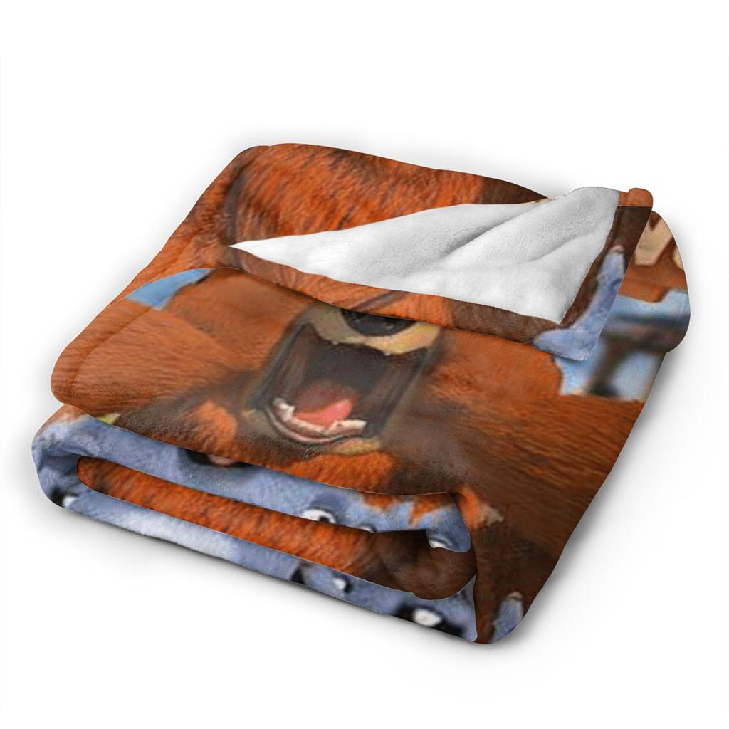 Grizzy e i Lemming Coperta Morbida Peluche Bambino Coperta Plaid in Flanella Per Esterno Calda Morbida Design di Qualità Copriletto Regalo