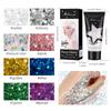 Ombre à paupières Gel Pailletée Nacrée - Maquillage Visage Scintillant pour Scène & Boîte de Nuit, Cosmétique Scintillant Pigmenté Longue Tenue