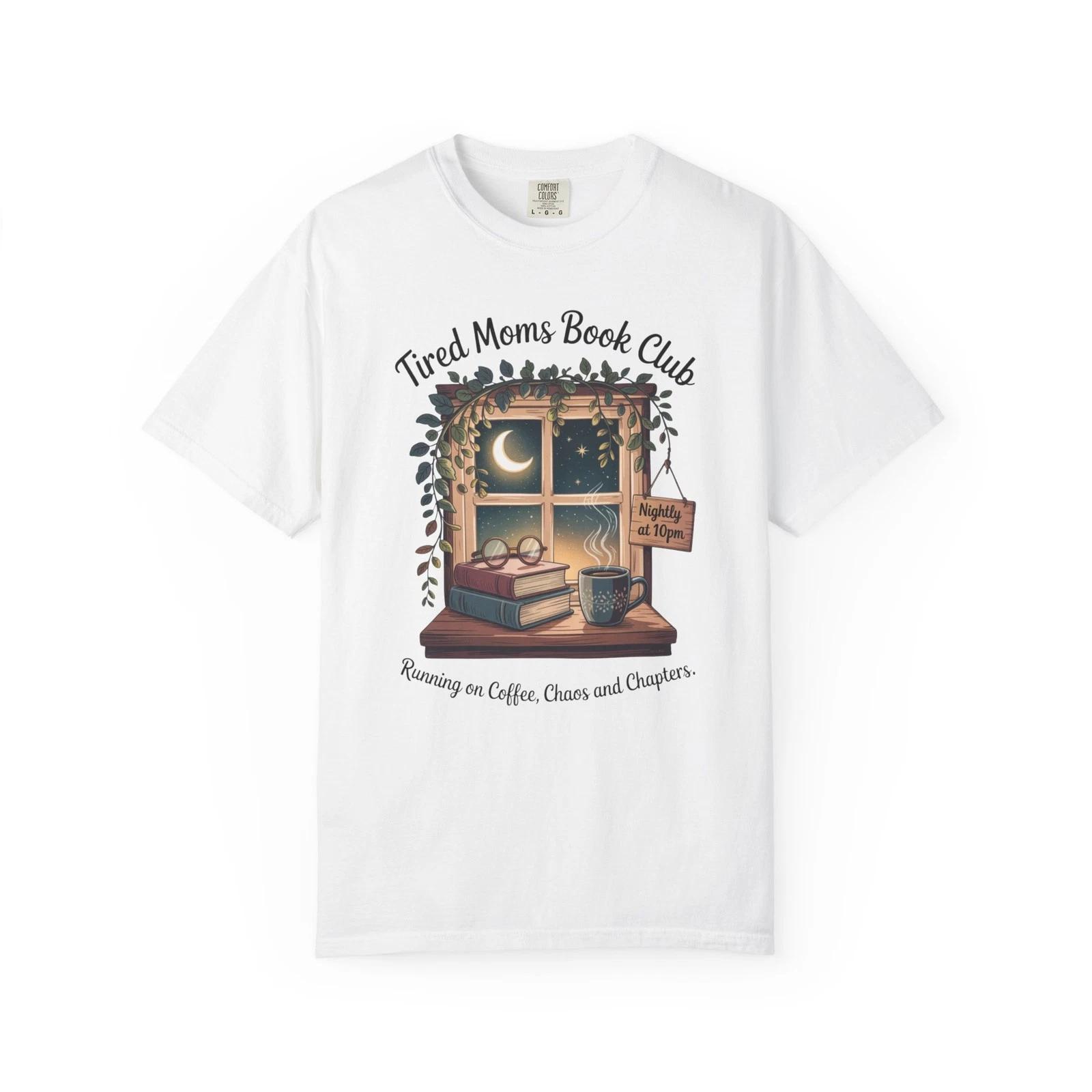 

Coffee and Books Unisex T-shirt, Gift for Mom, Book Lover Tee, Gardening Shirt, L