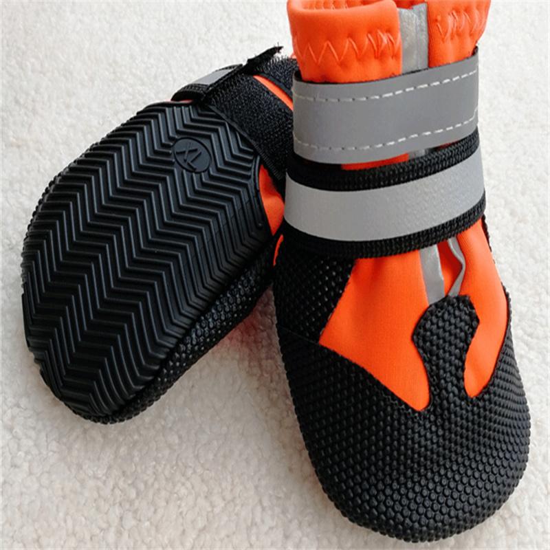 Pet Boot Dog Shoes for Large Dogs Breathable Boots Outdoor Anti-Slip Durable Pet Shoes for Hiking Rubber Sole