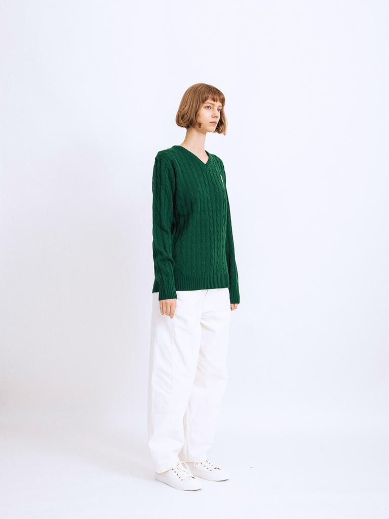 ROYAL CLUB HOLIDAY Royalmark Cable Knit Green