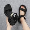 36-40 Teen Couple Simple Fashion Velcro Casual Sandals Beach Shoes